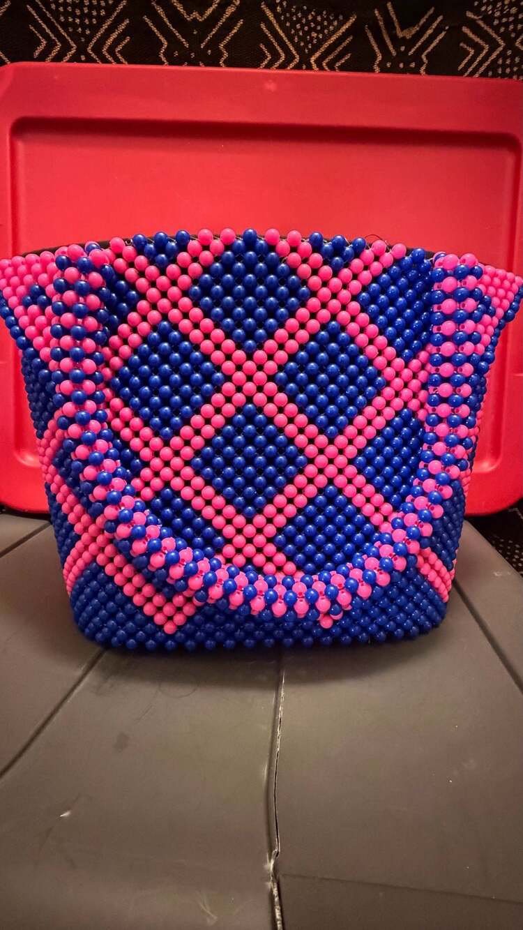 Kenyan Beaded Handbag